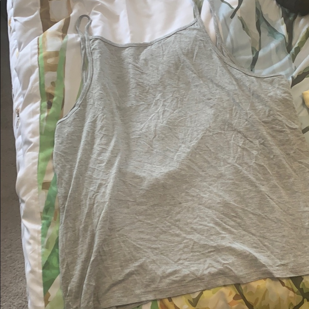 Gray Backless Tank